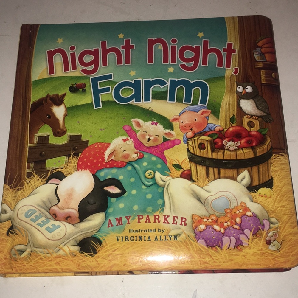 Night Night Farm Children's Book previously used